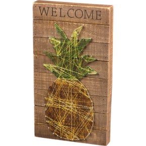WELCOME PINEAPPLE STRING ART