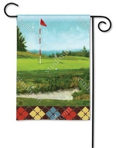 On The Green Garden Flag