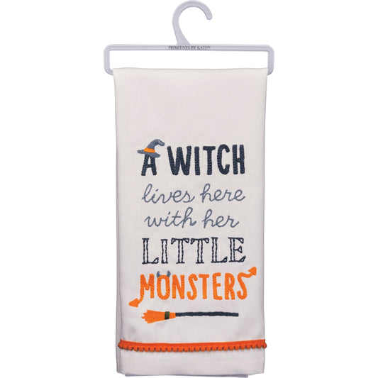WITCH LIVES HERE TOWEL