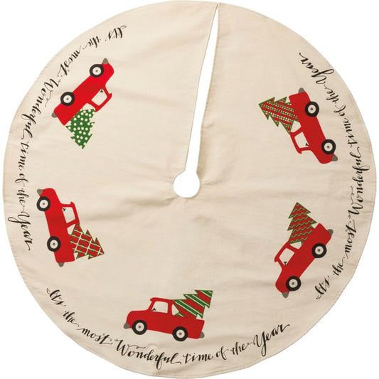 Red Truck Tree Skirt