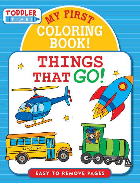 Things That Go My First Coloring Book