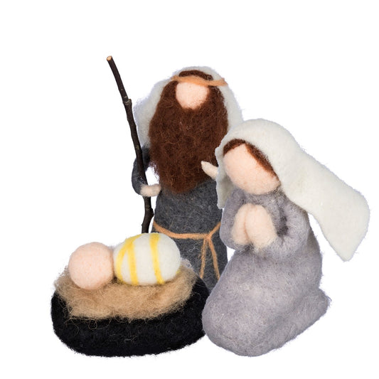FELT NATVITY SET