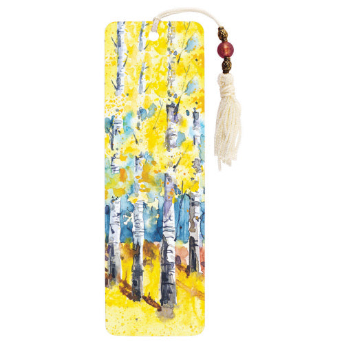 WHITE ASPENS BOOKMARK