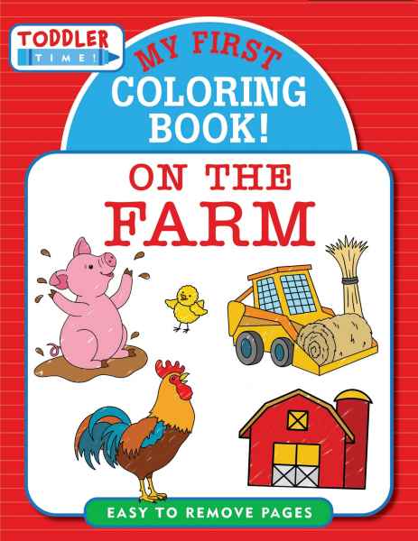 On the Farm My First Coloring Book