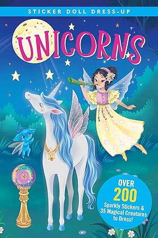 Unicorns Sticker Doll Dress Up