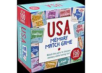 USA Memory Match Game