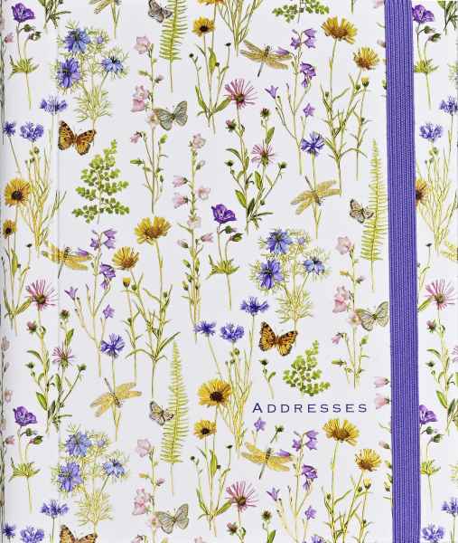 Watercolor Garden Address Book