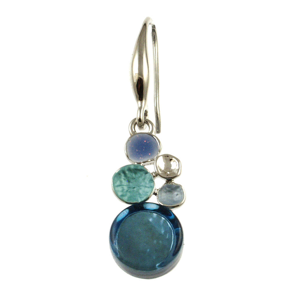 Multi-Dot Earring Blue