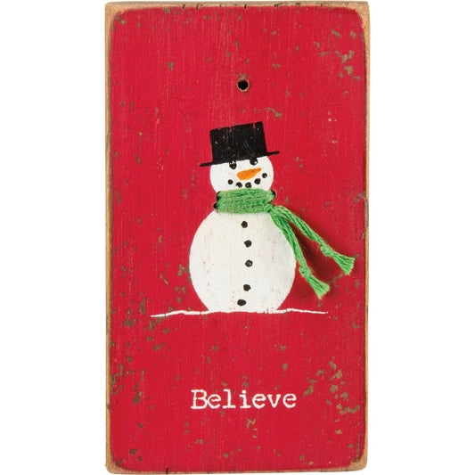 Believe Stiched Block