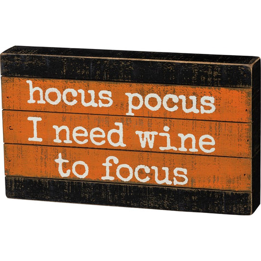 Hocus Pocus Slat Sign