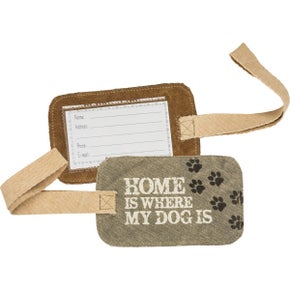 DOG IS Luggage Tag