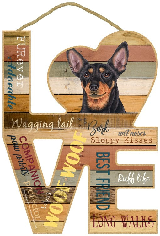 MIN PIN LOVE 8X11 SIGN