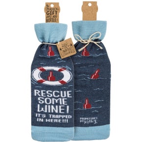 Rescue Some Wine Bottle Cover
