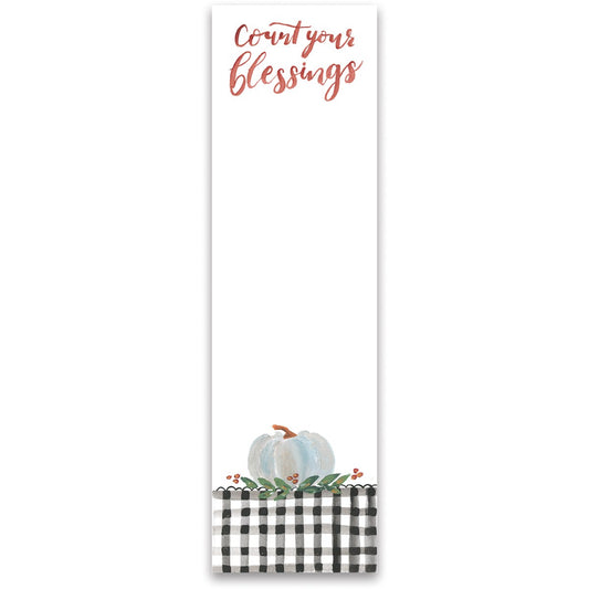 Count Blessings List Pad