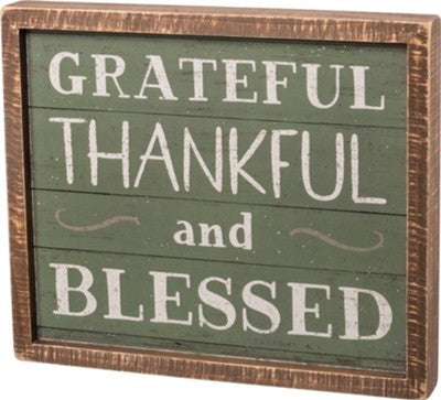And Blessed Box Sign
