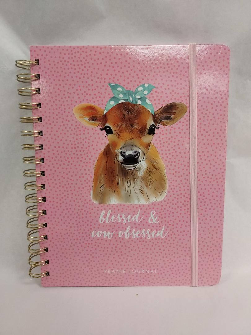 Cow Obsessed Spiral Journal