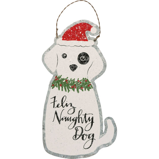 Naughty Dog Ornament