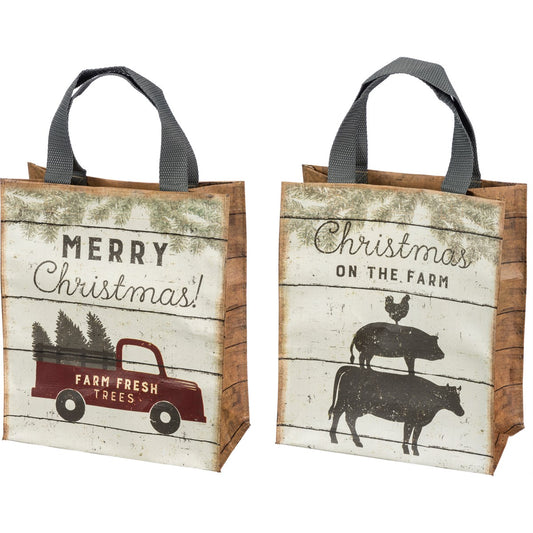 CHRISTMAS TRUCK DAILY TOTE