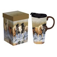 LIGHTHOUSES TRAVEL MUG