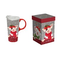HOLIDAY PIG Travel Mug