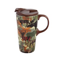 Woodland Camo Travel Mug