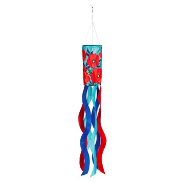 Red Poppies Windsock