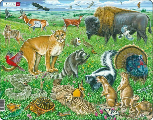53PC American Prairie Puzzle