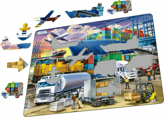 Transport 37 Piece Children's Educational Jigsaw Puzzle