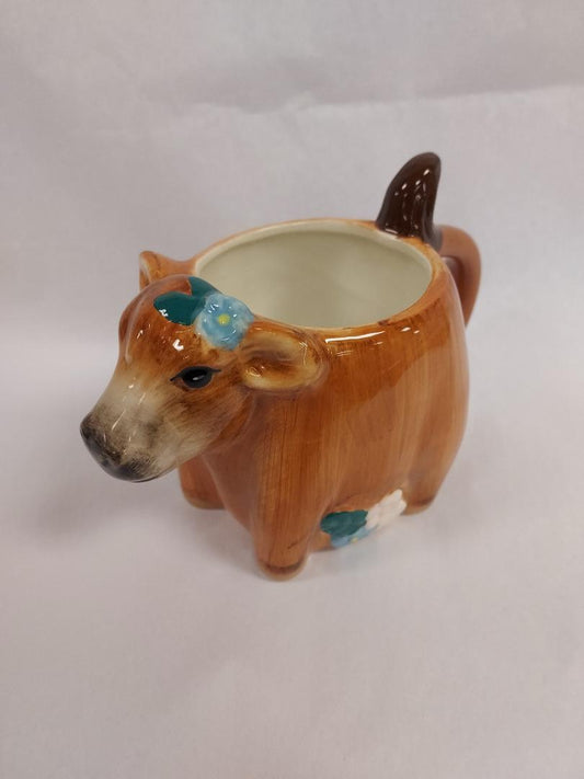 Belle Cow Sculpted Mug