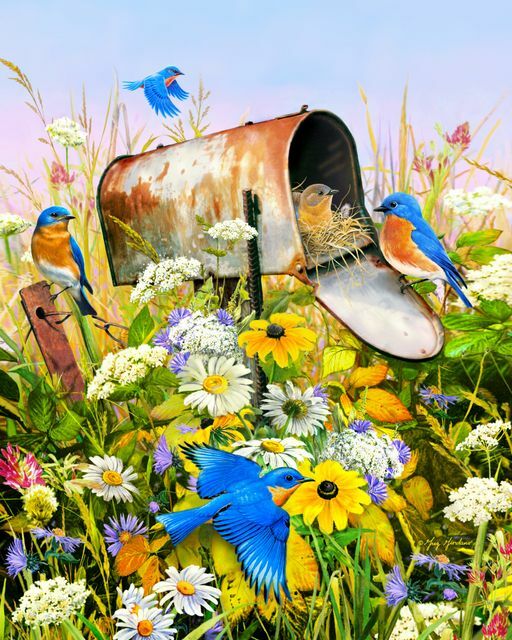 Blue Birds 36PC Puzzle
