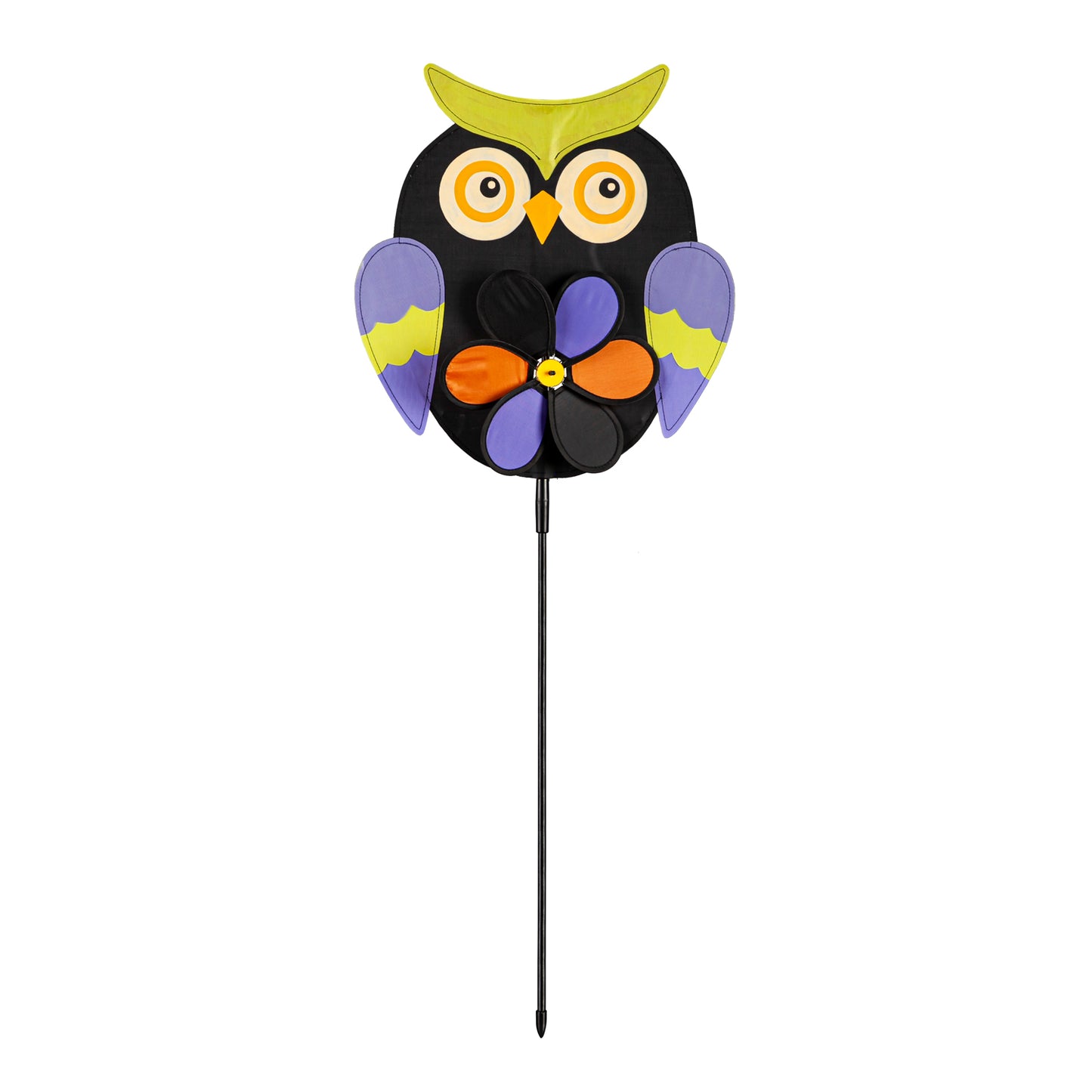BLCAK Halloween Owl Pinwheel Spinner
