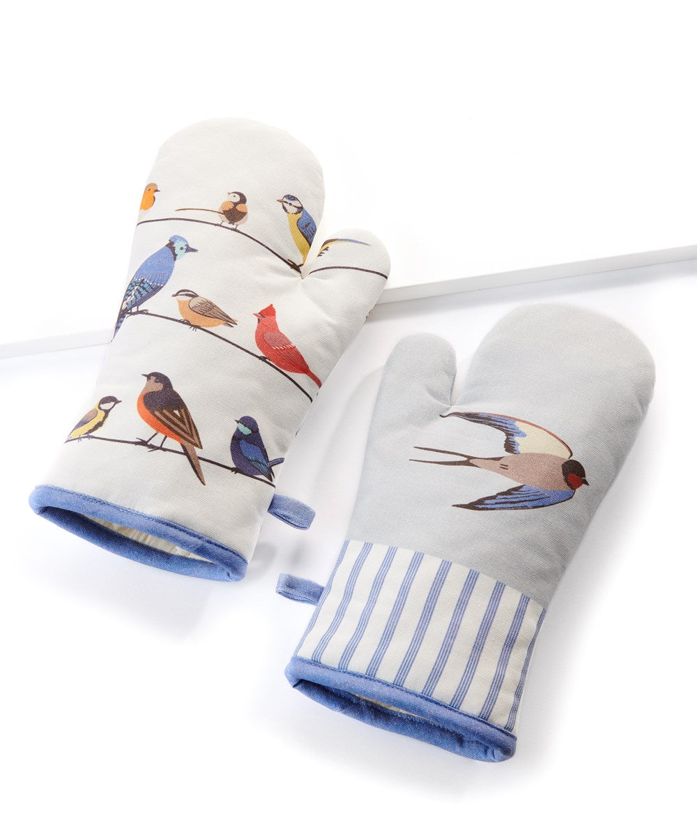 Multi Songbirds Oven Mitt