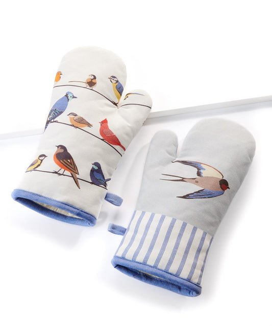 Multi Songbirds Oven Mitt