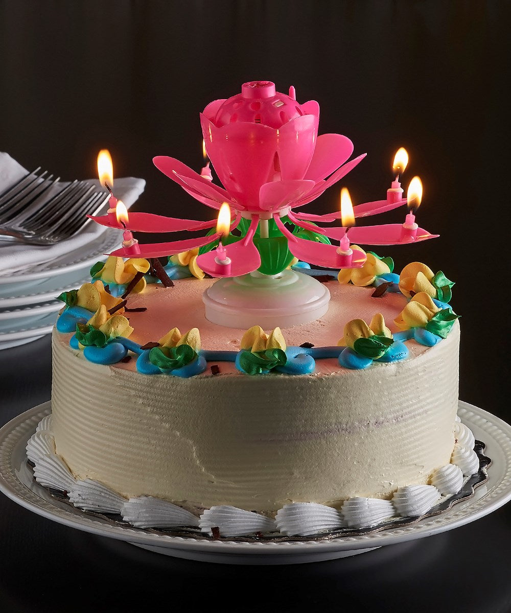 Pink Music Magic Candle