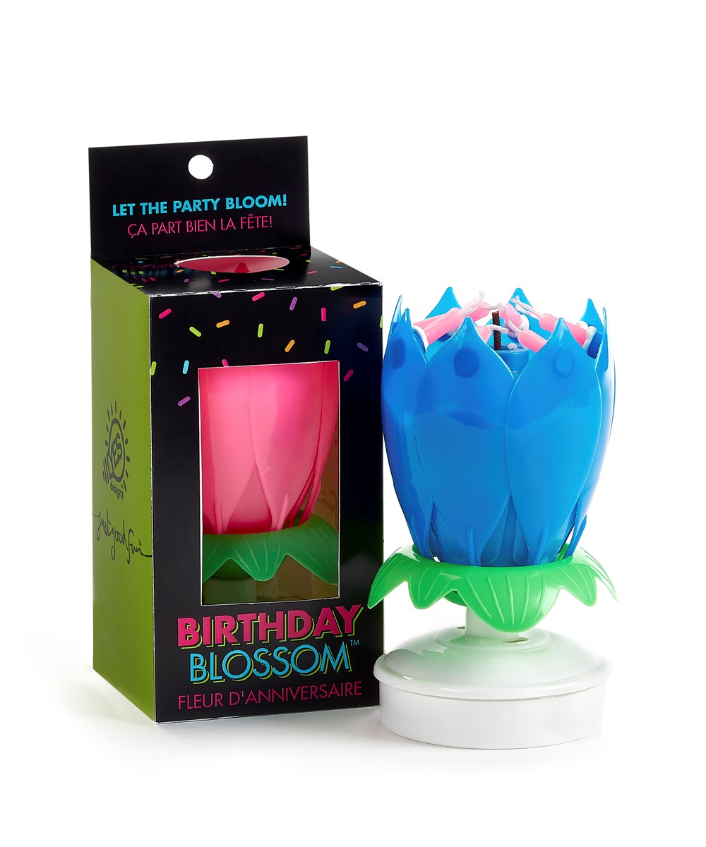 Blue Music Magic Candle