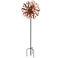 75" Bronze & Copper Twist Wind Spinner