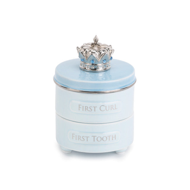 BLUE FIRST TOOTH & CURL KEEPSAKE
