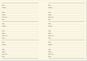 Keep In Touch Address Book