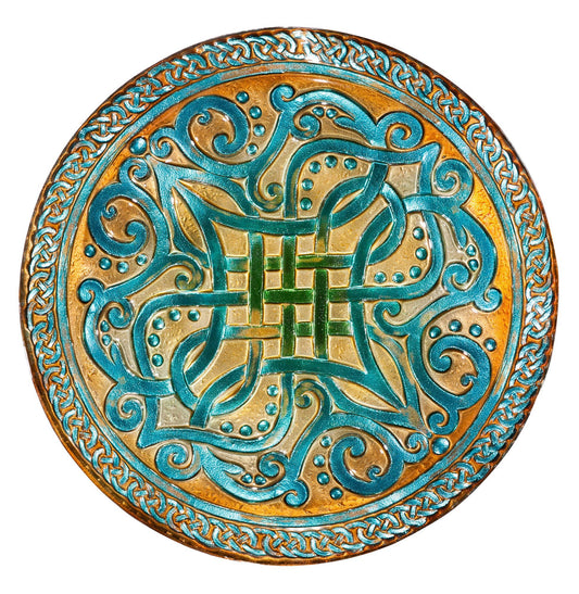 Multi Celtic Knots Birdbath
