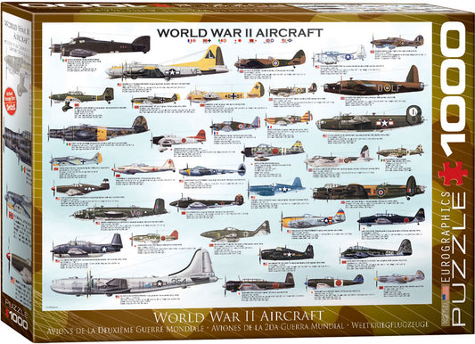 1000PC WWII AIRCRAFT PUZZLE