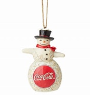 Jim Shore Coke Snowman Ornament