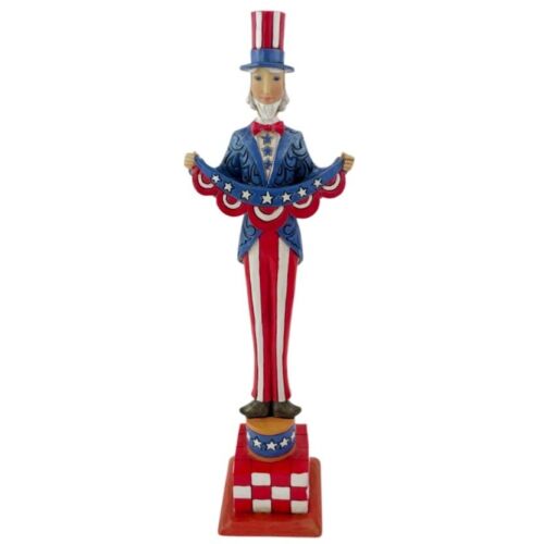 jim Shore Tall Uncle Sam Figurine