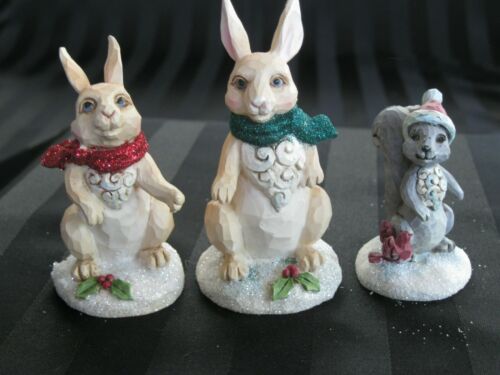 Set of 3 Christmas Figurines