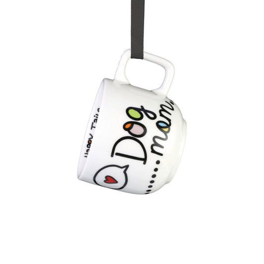 DOG MOM MINI MUG ORNAMENT