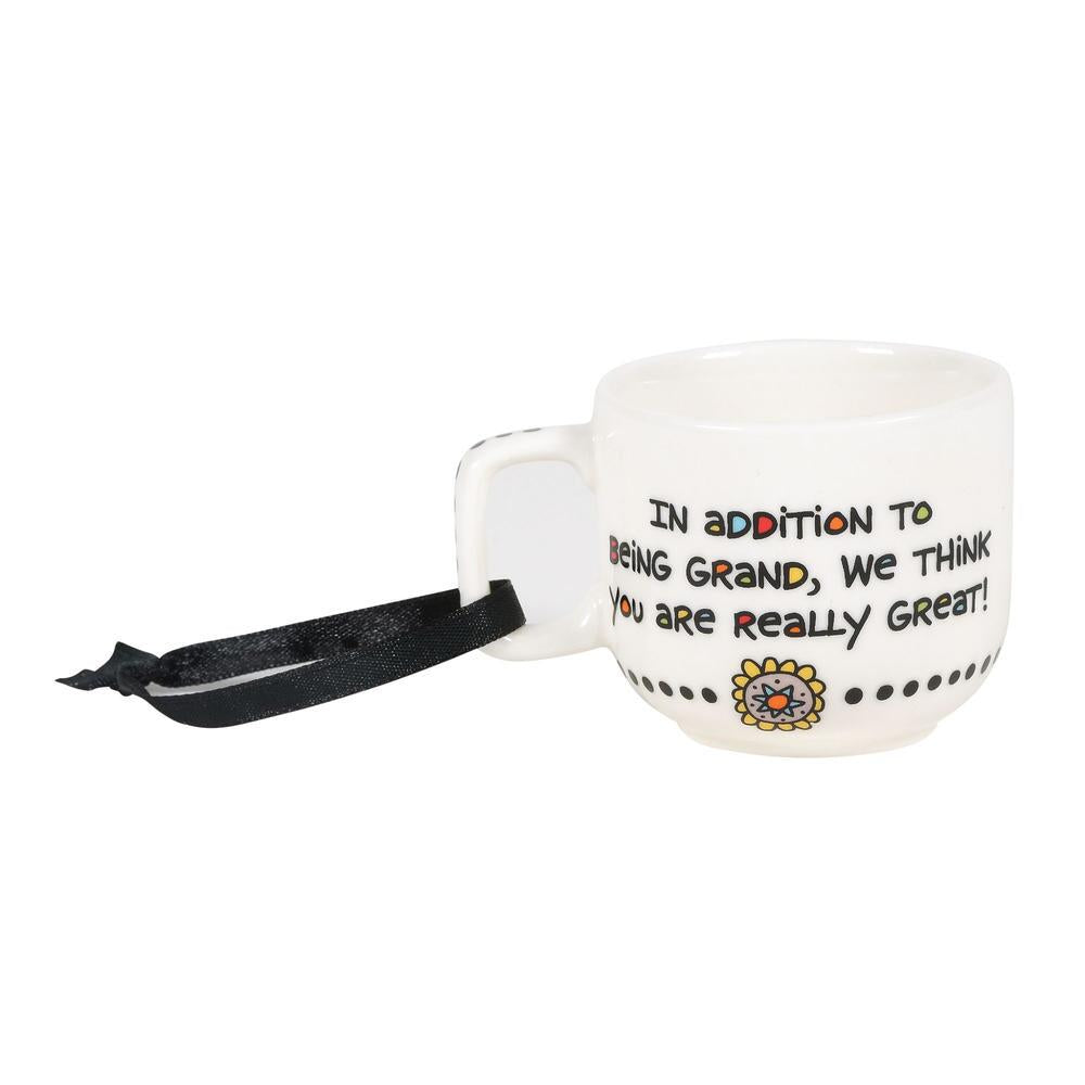 GRANDMOTHER MINI MUG ORNAMENT