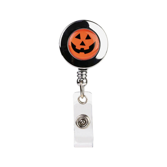 PUMPKIN RETRACTABLE ID CLIP