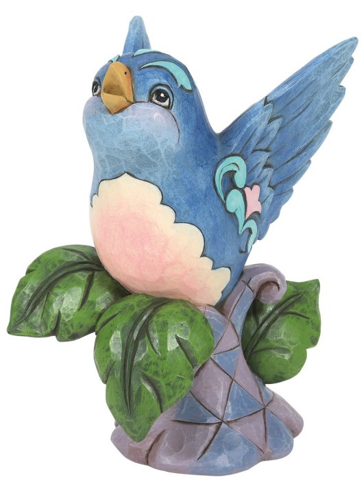 Blue Bird On Branch Jim Shore Figurine
