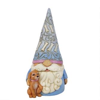 GNOME WITH DOG FIGURINE