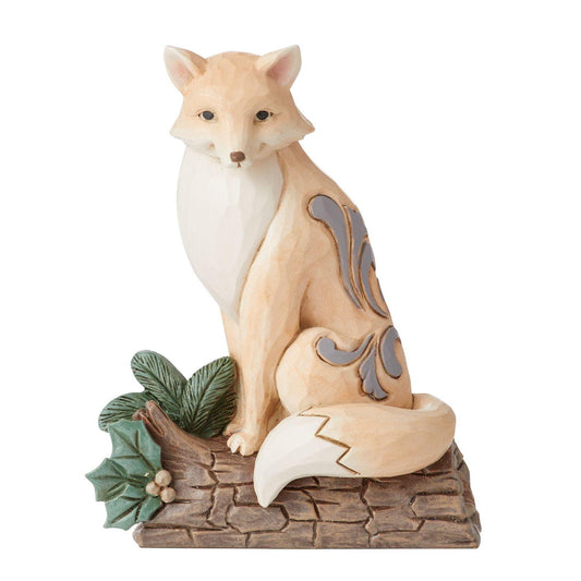 Fox On Birch Figurine Jim Shore