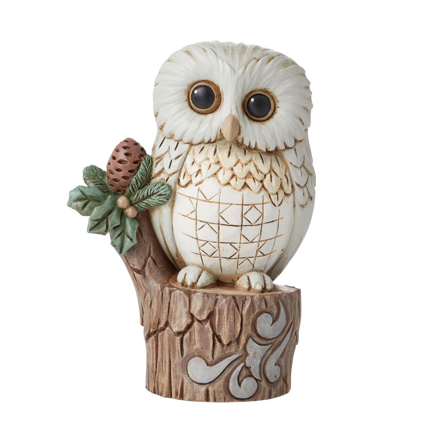 Woodland Owl On Tree Figurine Jim Shore